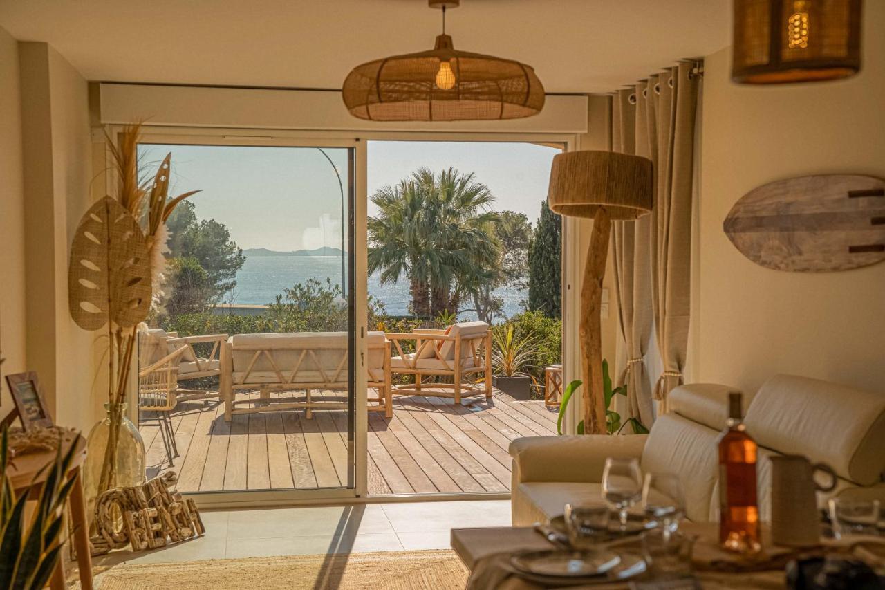 Logement Vue Mer Splendide - Situe A 50 Metres Du Bord De Mer Et 2 Minutes Des Plages - Bandolina 外观 照片